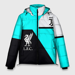 Мужская зимняя куртка Juventus x Liverpool geometry