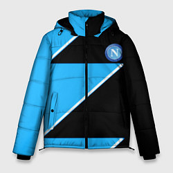 Куртка зимняя мужская Napoli fc geometry blue, цвет: 3D-светло-серый