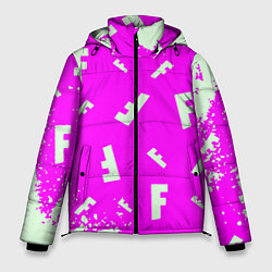 Мужская зимняя куртка Fortnite pattern pink