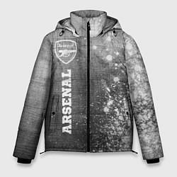 Куртка зимняя мужская Arsenal - grey gradient по-вертикали, цвет: 3D-черный