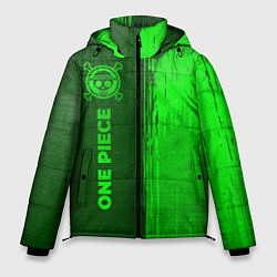 Мужская зимняя куртка One Piece - green gradient по-вертикали