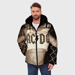 Куртка зимняя мужская AC/DC Girl, цвет: 3D-черный — фото 2