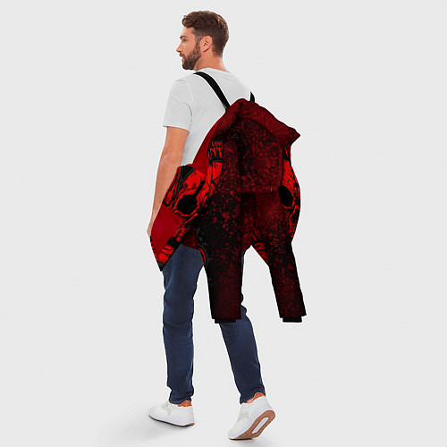 Мужская зимняя куртка BFMV: Red Skull / 3D-Красный – фото 5