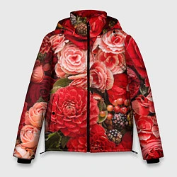 Куртка зимняя мужская Ассорти из цветов, цвет: 3D-красный