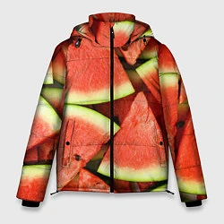 Куртка зимняя мужская Дольки арбуза, цвет: 3D-светло-серый