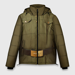 Куртка зимняя мужская Униформа солдата, цвет: 3D-светло-серый