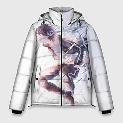 Куртка зимняя мужская Бездомный бог, цвет: 3D-черный