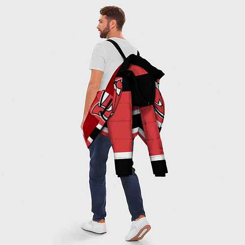 Мужская зимняя куртка New Jersey Devils / 3D-Красный – фото 5