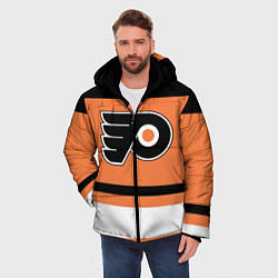 Куртка зимняя мужская Philadelphia Flyers, цвет: 3D-красный — фото 2