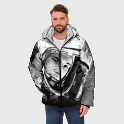 Куртка зимняя мужская Юрий Гагарин, цвет: 3D-красный — фото 2