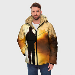 Куртка зимняя мужская Вечерний рыбак, цвет: 3D-черный — фото 2