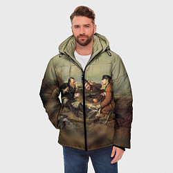 Куртка зимняя мужская Русские охотники, цвет: 3D-черный — фото 2