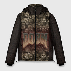 Куртка зимняя мужская DOOM Skulls, цвет: 3D-красный