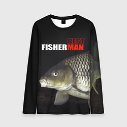 Лонгслив мужской The best fisherman, цвет: 3D-принт