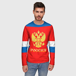 Лонгслив мужской Сборная РФ: #77 TELEGIN, цвет: 3D-принт — фото 2