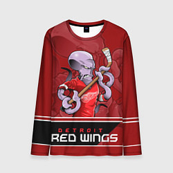 Лонгслив мужской Detroit Red Wings, цвет: 3D-принт