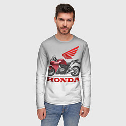 Лонгслив мужской Honda 2, цвет: 3D-принт — фото 2
