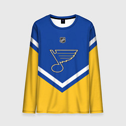 Лонгслив мужской NHL: St. Louis Blues, цвет: 3D-принт