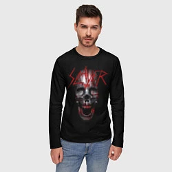 Лонгслив мужской Slayer: Wild Skull, цвет: 3D-принт — фото 2