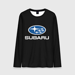 Лонгслив мужской Subaru - emblem, цвет: 3D-принт