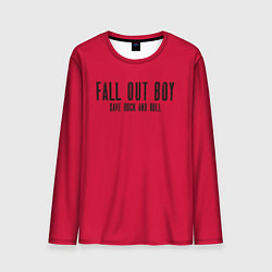 Лонгслив мужской Fall out boy: Save Rock, цвет: 3D-принт