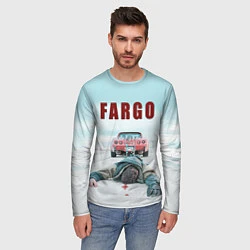 Лонгслив мужской Fargo Racing, цвет: 3D-принт — фото 2