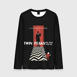 Лонгслив мужской Twin Peaks Man, цвет: 3D-принт