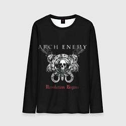 Лонгслив мужской Arch Enemy: Revolution Begins, цвет: 3D-принт