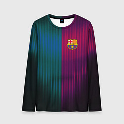 Лонгслив мужской Barcelona FC: Abstract 2018, цвет: 3D-принт