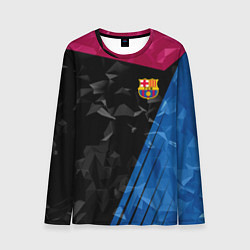 Лонгслив мужской FC Barcelona: Abstract, цвет: 3D-принт