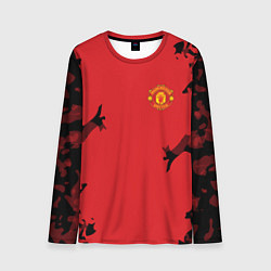 Лонгслив мужской FC Manchester United: Red Original, цвет: 3D-принт