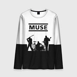 Мужской лонгслив Muse B&W