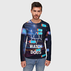 Лонгслив мужской Watch Dogs, цвет: 3D-принт — фото 2