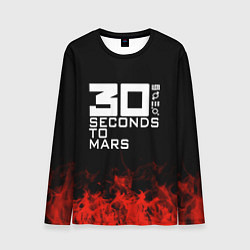 Лонгслив мужской 30 Seconds to Mars: Red Flame, цвет: 3D-принт