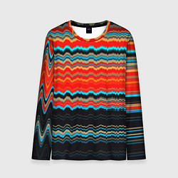 Лонгслив мужской Волны абстракции, цвет: 3D-принт