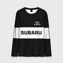 Лонгслив мужской Subaru: Black Sport, цвет: 3D-принт