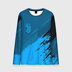 Лонгслив мужской FC Juventus: Blue Original, цвет: 3D-принт
