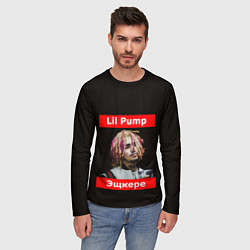 Лонгслив мужской Lil Pump: Эщкере, цвет: 3D-принт — фото 2