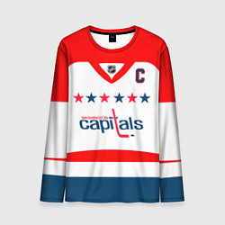 Мужской лонгслив Washington Capitals: Ovechkin White