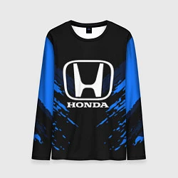 Лонгслив мужской Honda: Blue Anger, цвет: 3D-принт