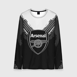 Лонгслив мужской FC Arsenal: Black Style, цвет: 3D-принт