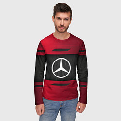 Лонгслив мужской Mercedes Benz Sport, цвет: 3D-принт — фото 2