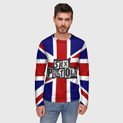 Лонгслив мужской Sex Pistols UK, цвет: 3D-принт — фото 2