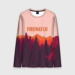 Мужской лонгслив Firewatch: Orange Style