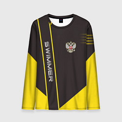 Мужской лонгслив Swimmer: Russia