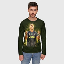 Лонгслив мужской Ronaldo: Juve Sport, цвет: 3D-принт — фото 2