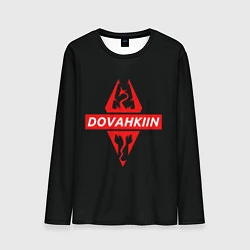 Лонгслив мужской TES: Dovahkin, цвет: 3D-принт