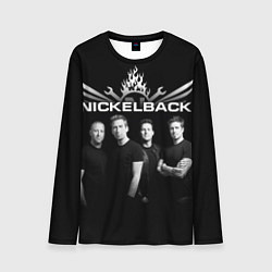 Лонгслив мужской Nickelback Band, цвет: 3D-принт