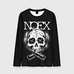Лонгслив мужской NOFX Skull, цвет: 3D-принт