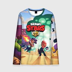 Лонгслив мужской Brawl Stars, цвет: 3D-принт